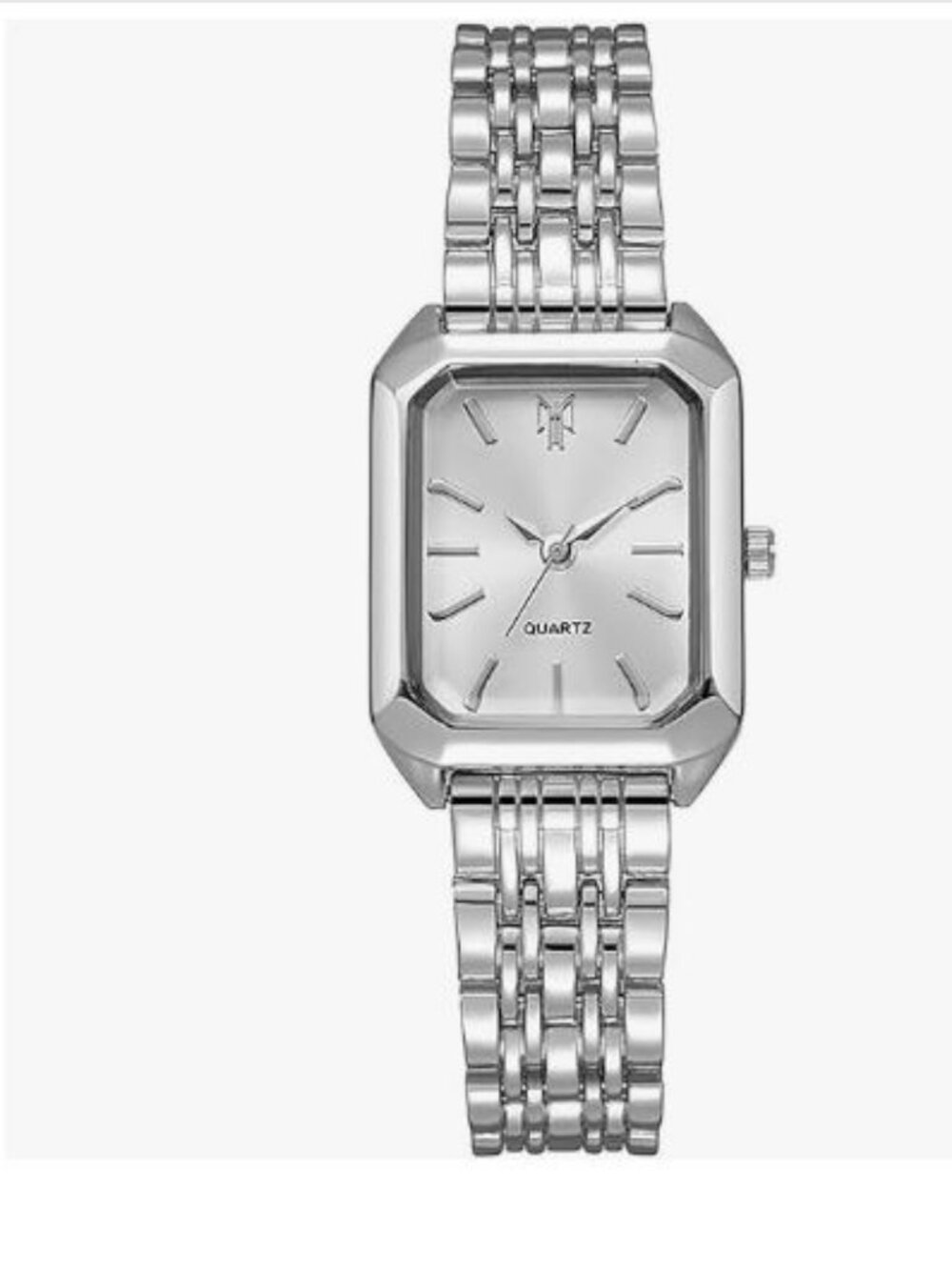 Women’s Square Quartz Watch Steel Strap Casual Fashion Wristwatch